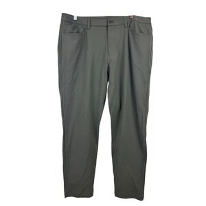 Lululemon Men's ABC Warpstreme Pants 36x28 Dark‎ Green Stretch Comfort NWOT